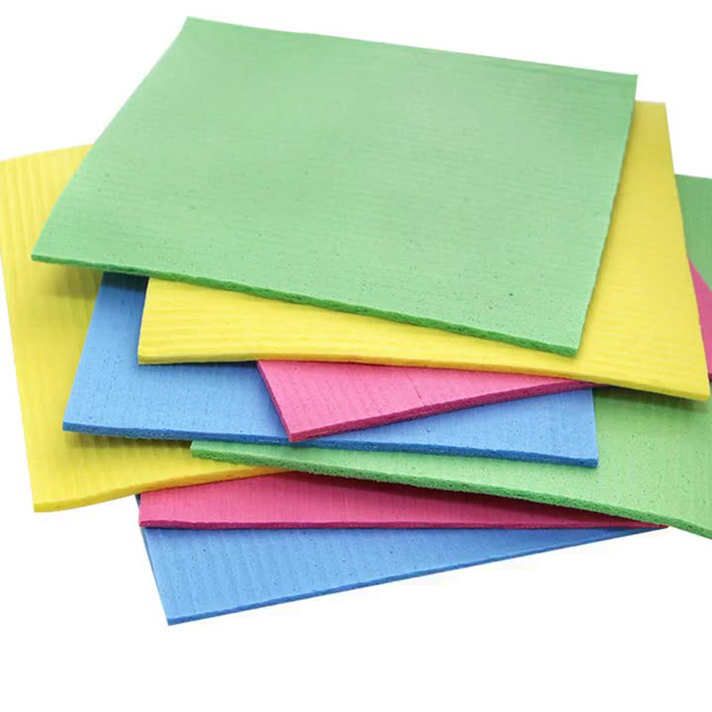 Factory-Made Esun Biodegradable Dishcloth: Reusable Cellulose Fiber Sponge, Ideal for Dishwashing