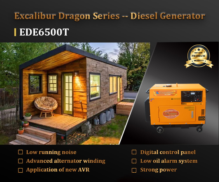 EDE6500T SILENT DIESEL GENERATOR 5KW07