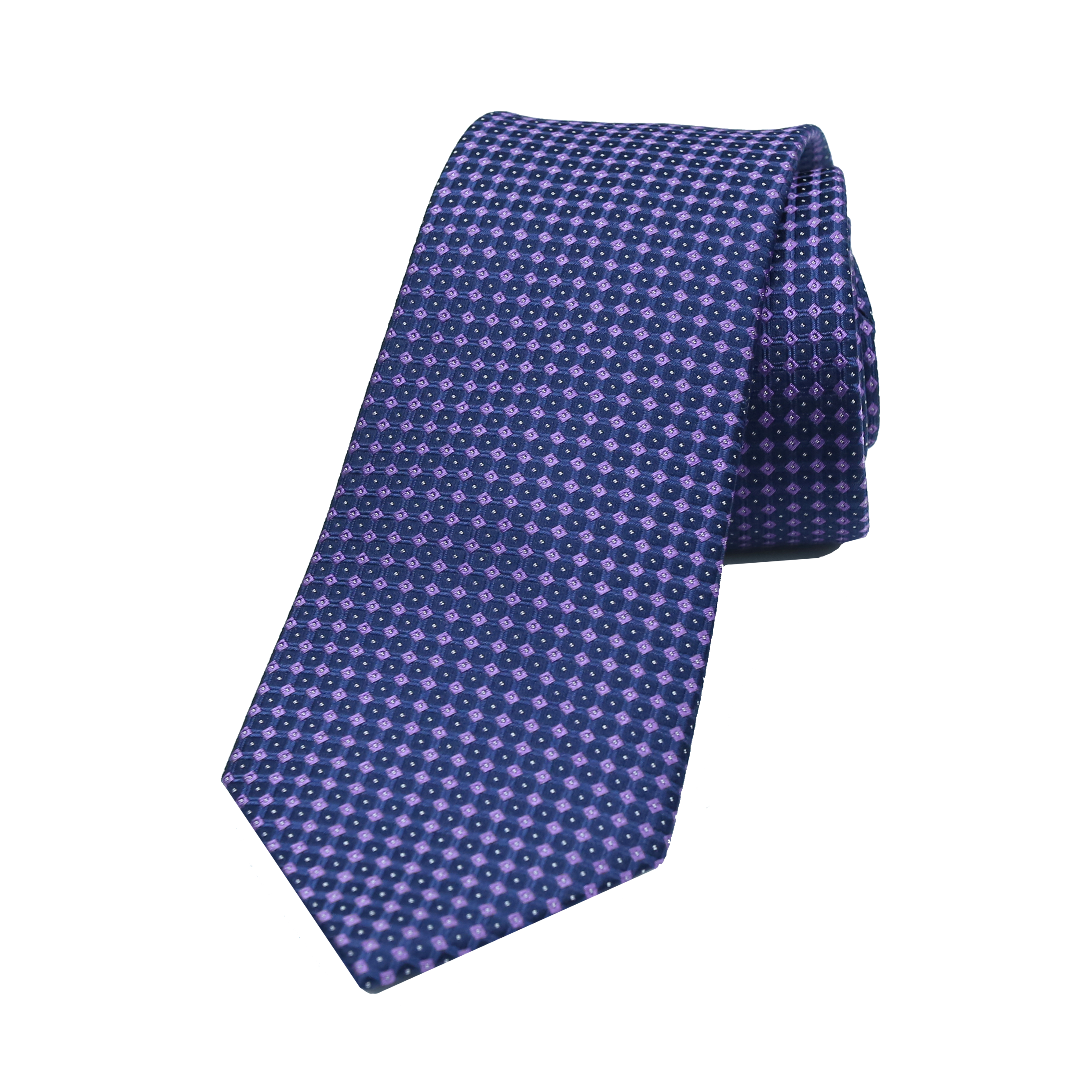 Silk tie Trussardi Purple in Silk - 12482448