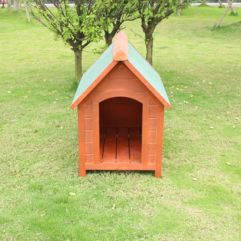 Factory OEM <a href='/dog-house/'>Dog House</a> Wooden Outdoor Pet Log Cabin Kennel Weather Resistant Waterproof 