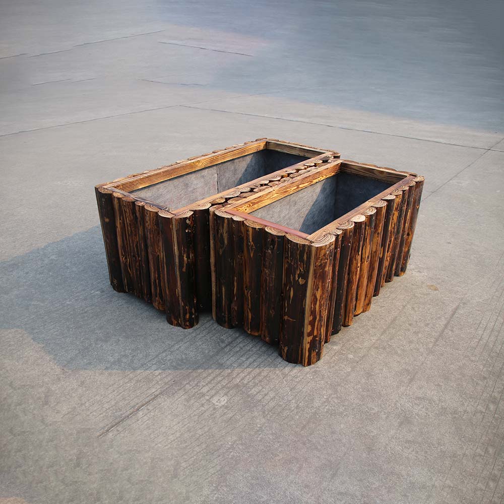 New Design Outdoor Garden Rectangular Planter Box Flower Pot Raised <a href='/wooden-planter/'>Wooden Planter</a>