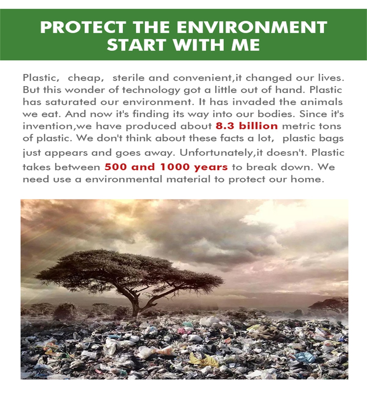 Why Use Environmental Material