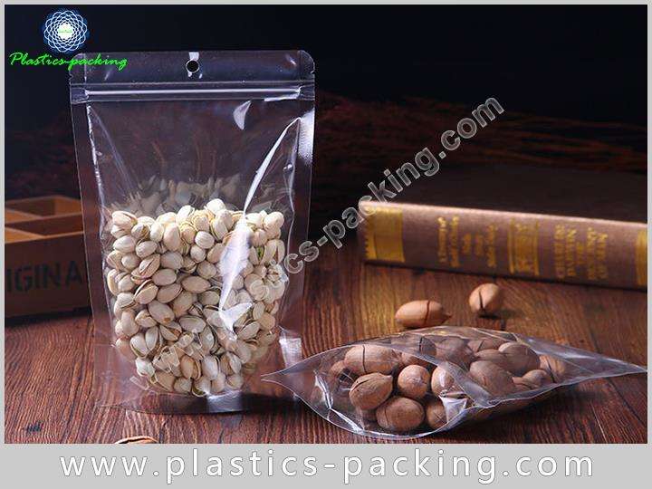 Custom Printed Stand Up Pouch Bags Type With Zipper For Food Packaging 150 G Plastic Ziplock Pouch F_Apparel_Products_Gdhdbxg.com