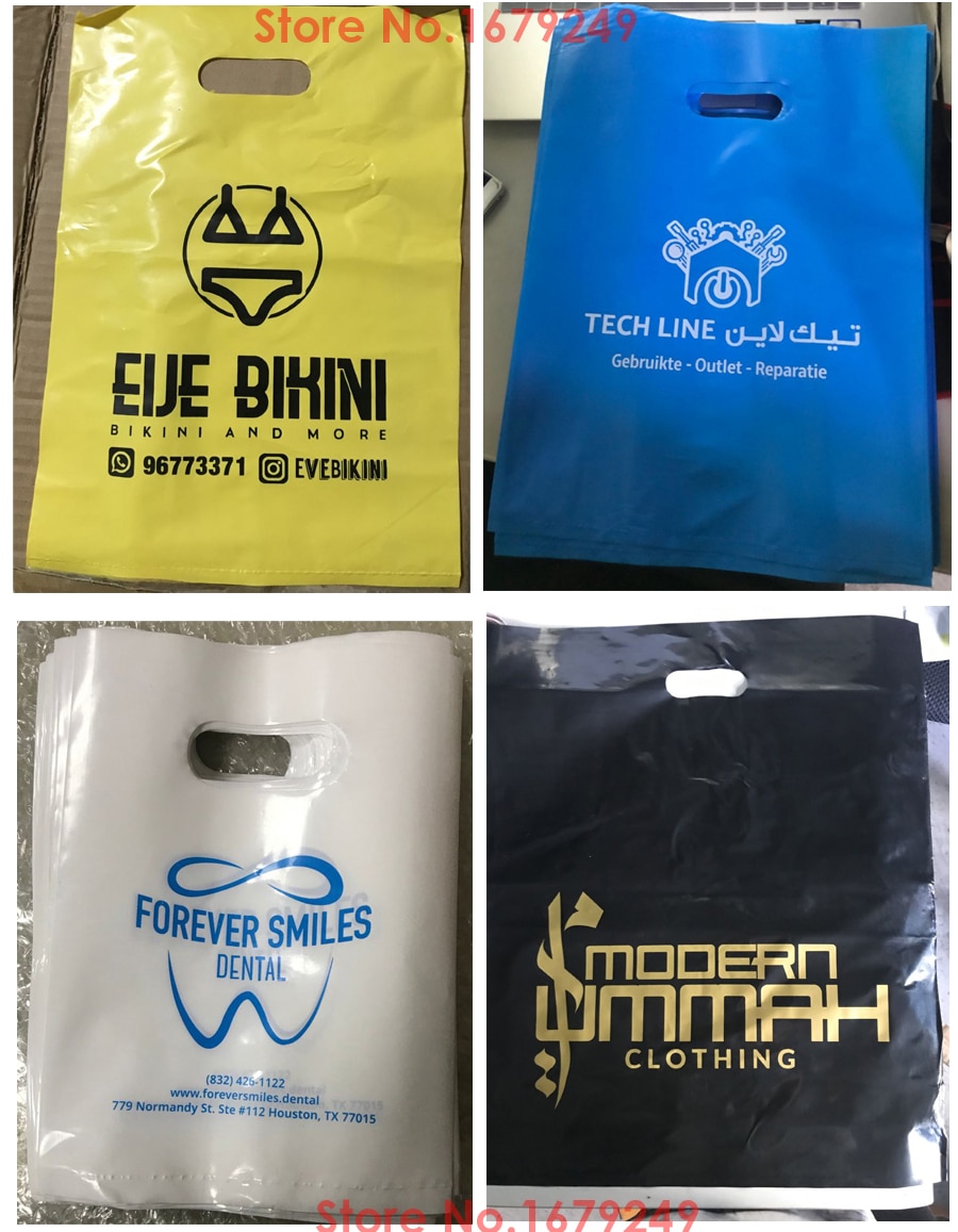 <a href='/plastic-bag/'>Plastic Bag</a>s With Logo | Custom Plastic Shopping Bags | Full Color | #4 - LDPE