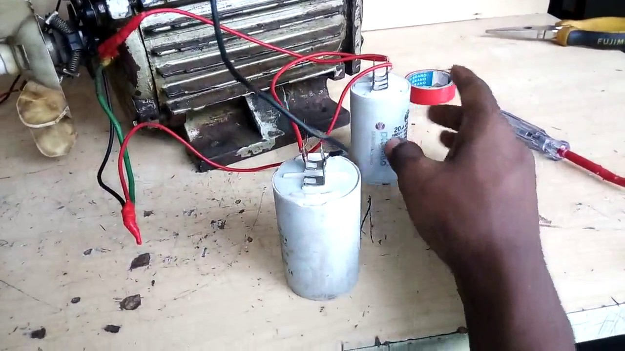 Can a single phase motor start without a capacitor? - Car repair school
