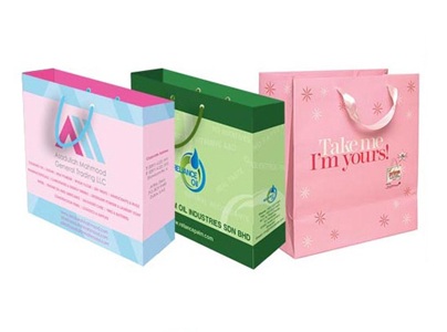 Inquiry - Shopping paper bag with white Kraft paper, full printing - Products - China-Glorious.com