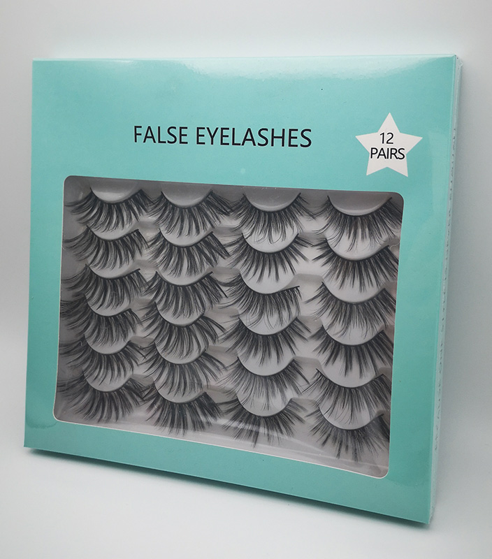 Factory Direct: Quality 12 Pairs Thick Faux <a href='/mink-eyelashes/'>Mink Eyelashes</a> for Full Volume and Length