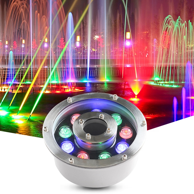 Factory-direct LED Submersible Ring Lights and Nozzles for Pool Fountains - Enhance Your Aquatic Ambiance!