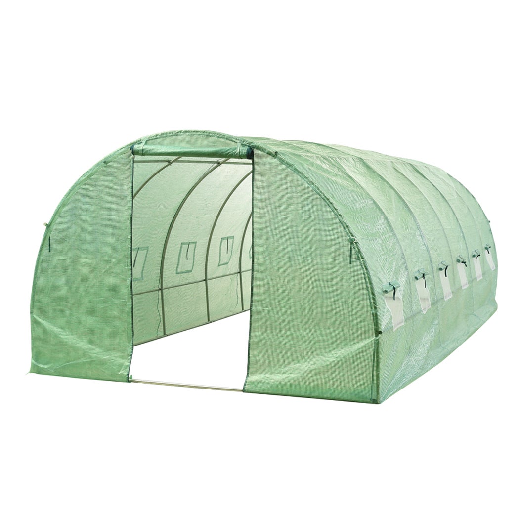 Ogrow 4 Tier Pop-Up Greenhouse with Green Premium PE Cover