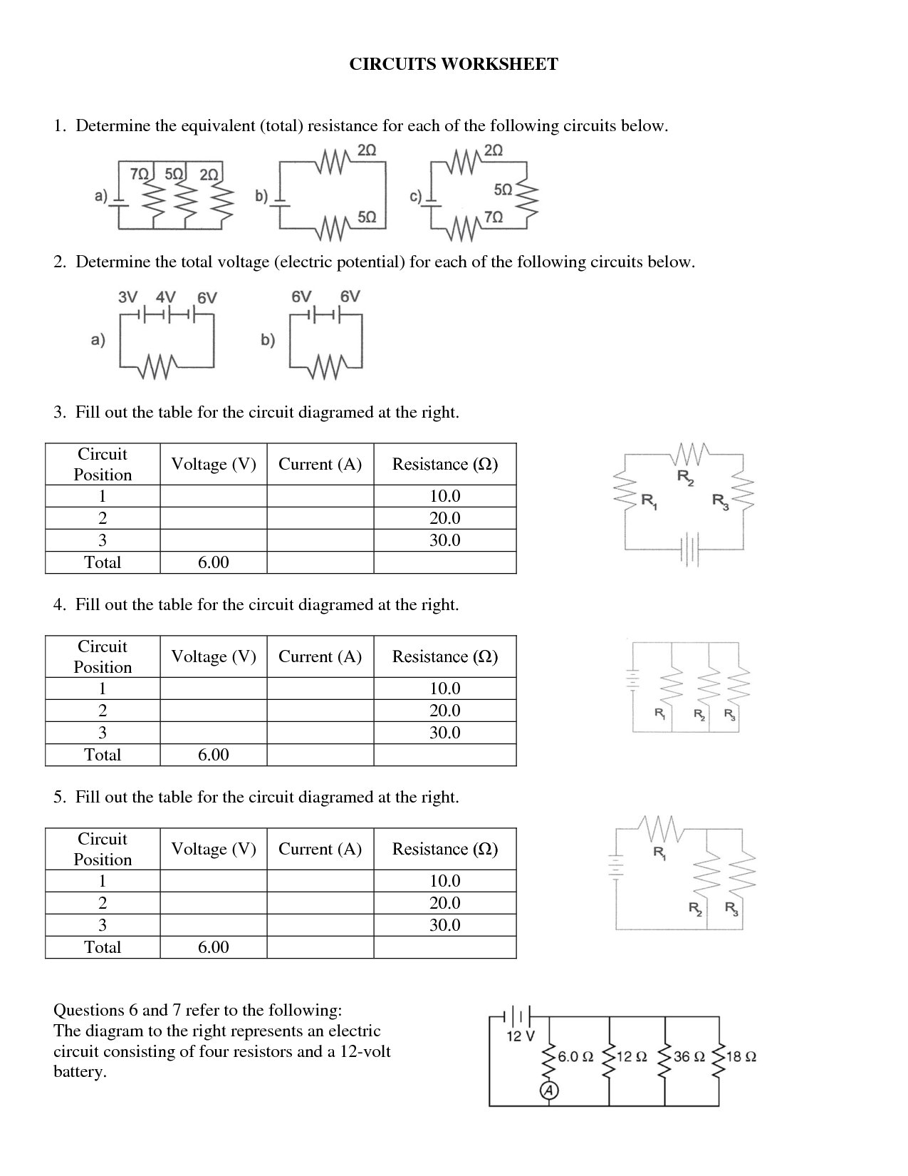 Inductors Worksheet - DC Electric Circuits