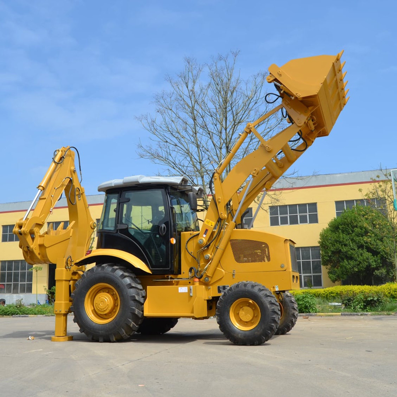 FL388 backhoe wheel loader tractor backoe loader with YUCHAI engine