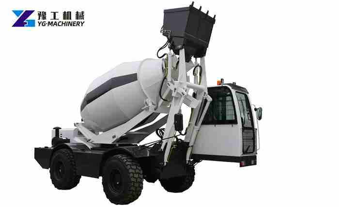 Mixing Equipment  1cbm Self Loading Mobile Concrete Mixer Truck