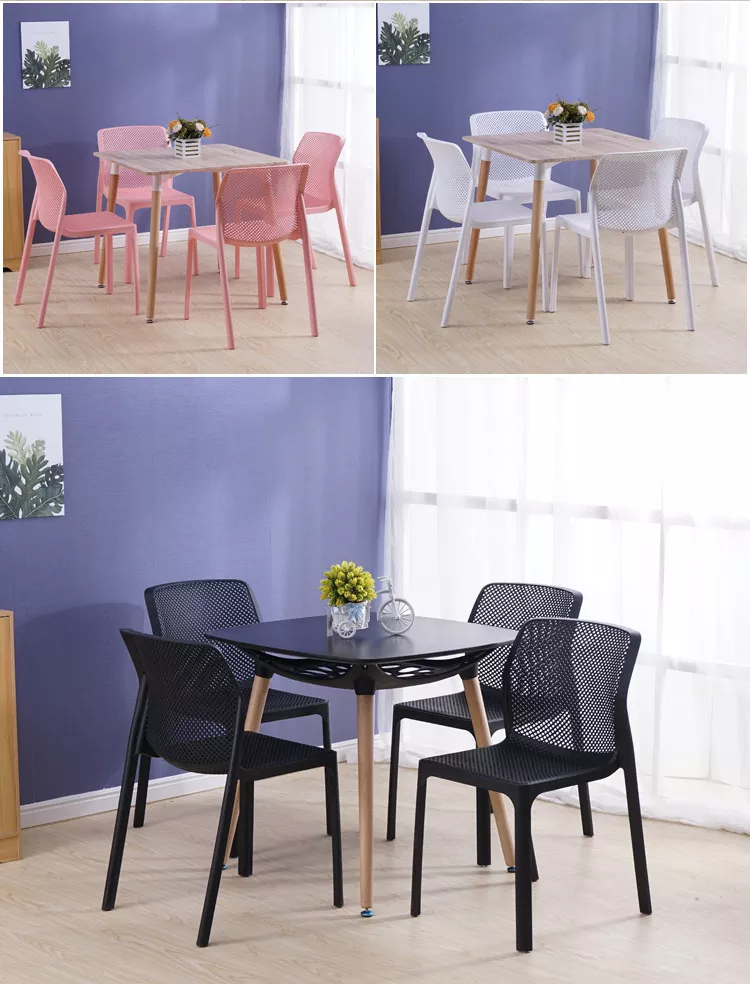 Cheap Sale Armless Plastic Restaurant Dining Chair