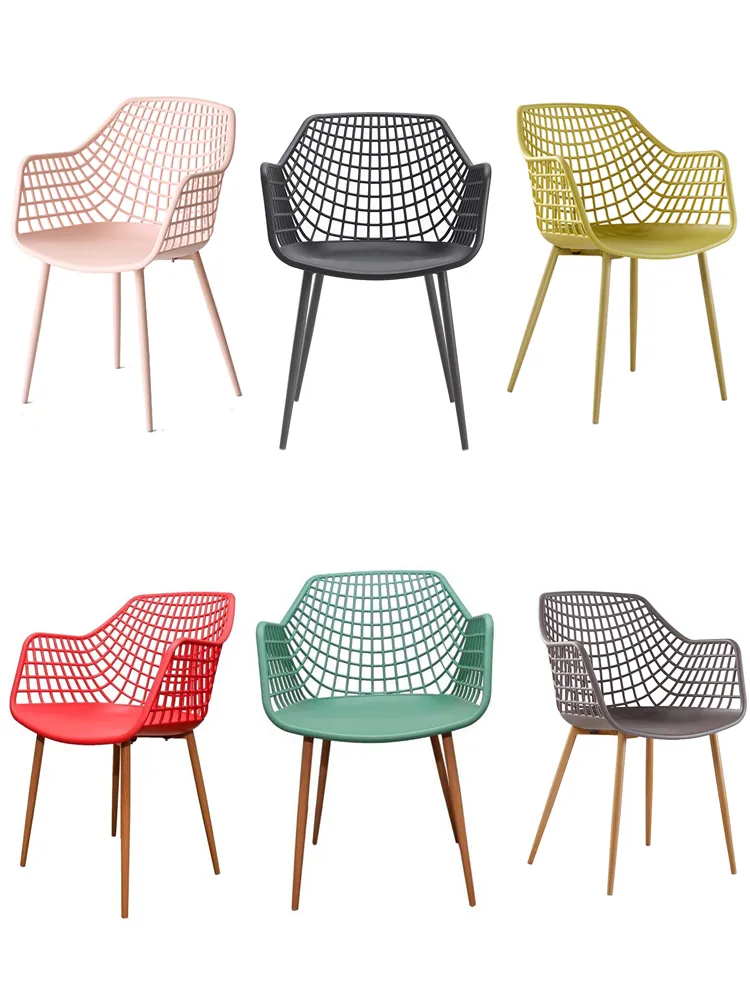 Plastic Dining Chair Armchair