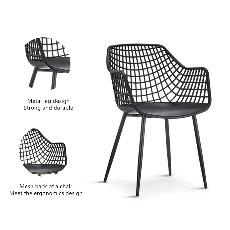 Plastic Chairs With Metal Legs