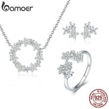 100% 925 Sterling Silver Enamel Jewelry Sets Women Customized Enamel and Shiny Z - Jewelry Sets