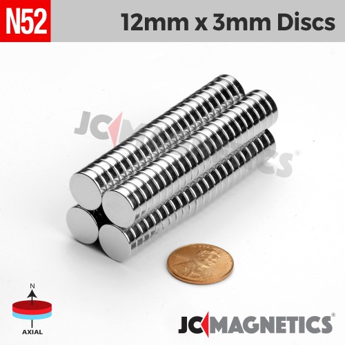 Neodymium Magnets - Discs 14mm x 3mm North hole