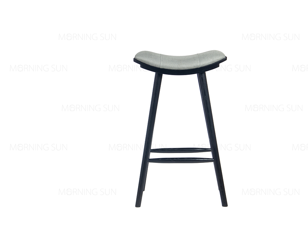 Wood Frame Leisure <a href='/bar-stool/'>Bar Stool</a>s With Upholstered Seat
