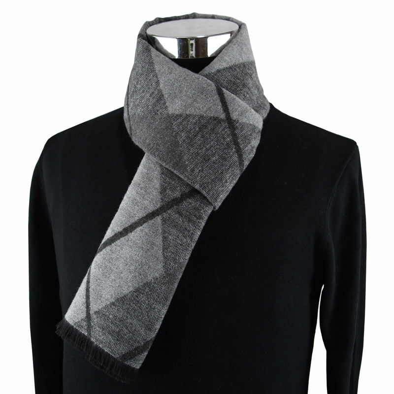 Men's casual warm scarf