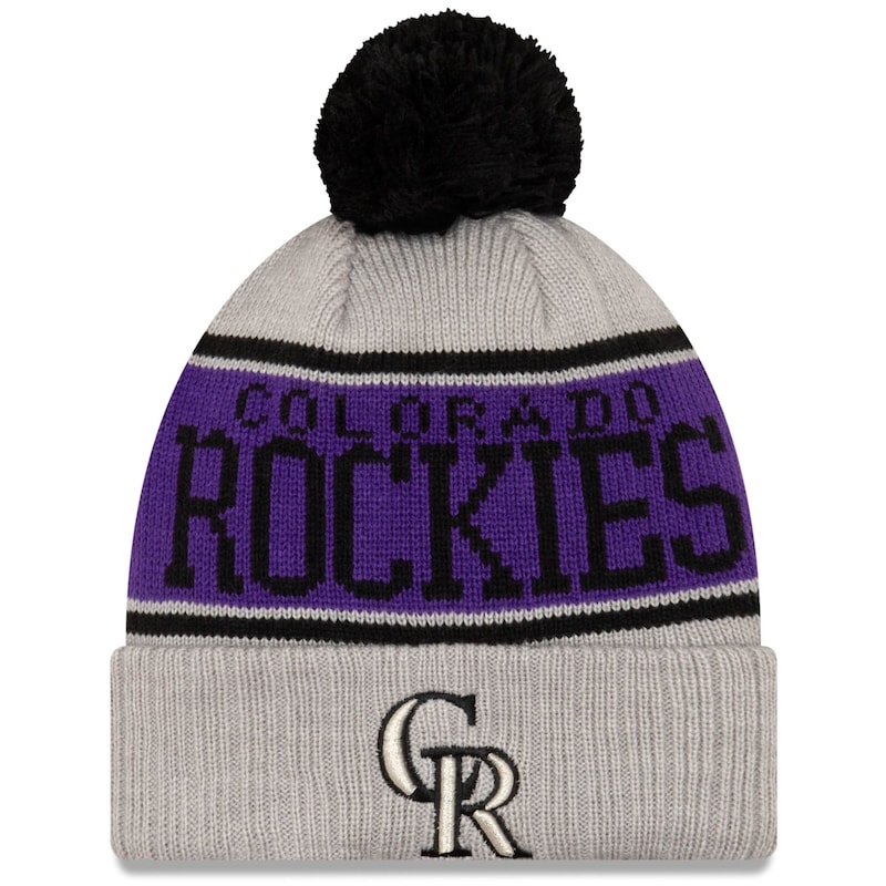 New Era Cuffed <a href='/knit-hat/'>Knit Hat</a> with Pom