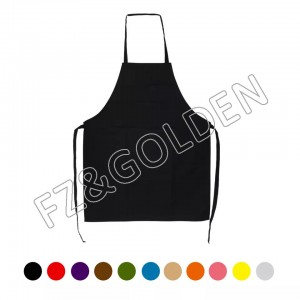Cheap Custom Logo Printed Kitchen Cooking Cleaning Chef best price cotton Apron for man and women1