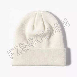 Environment protection Recycled PET Fabric RPET beanie2