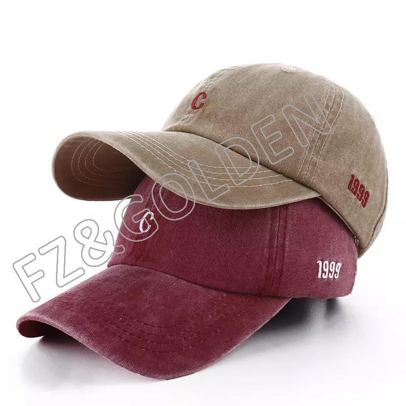 Wholesale Cheap Printing Unisex Custom Embroidery Wash Baseball Sports Soft Top <a href='/cap/'>Cap</a>s for men