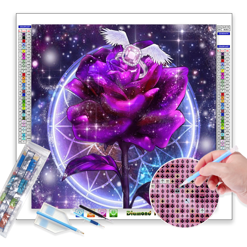 Diamond painting roze wax - De Goedkoopste