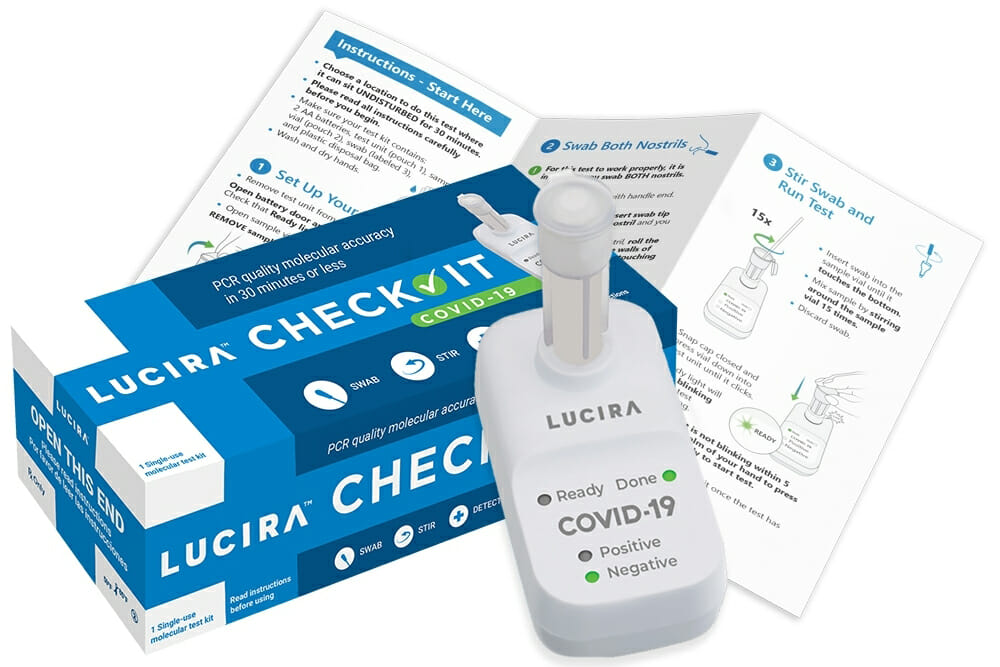 LUCIRA CHECK IT COVID-19 <a href='/test-kit/'>Test Kit</a> is Available for Online