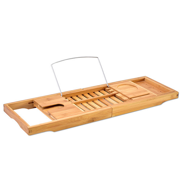 How to clean the bamboo bathtub caddy