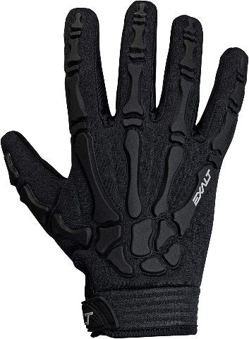 Exalt Paintball Death Grip Full <a href='/finger-gloves/'>Finger Gloves</a> - Black  Play Insane