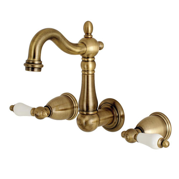 Kingston Brass Vintage Wall-Mount Bathroom Faucet - Luxury Bath Collection