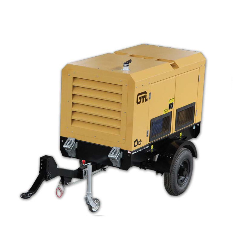 Factory Direct: Portable 185cfm 8bar Diesel Engine Driven Screw <a href='/air-compressor/'>Air Compressor</a> for Drilling - Reliable Performance