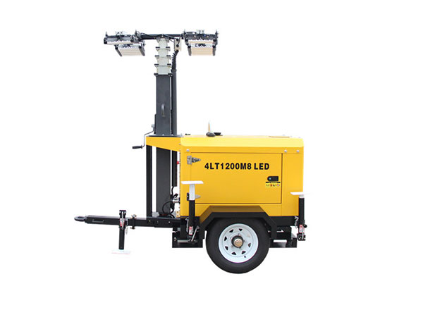 Factory Direct GTL Diesel Drive LED Lighting Tower - Portable, Manual, 360° Coverage