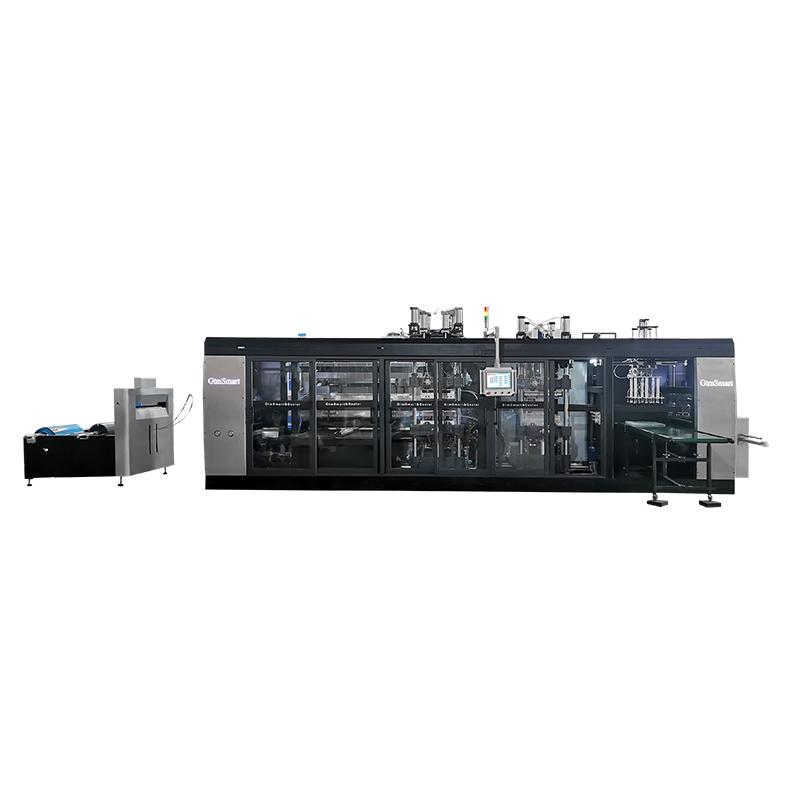 Get High-Quality PLC Pressure Thermoforming Machine From Our Factory - HEY01 with Three Stations