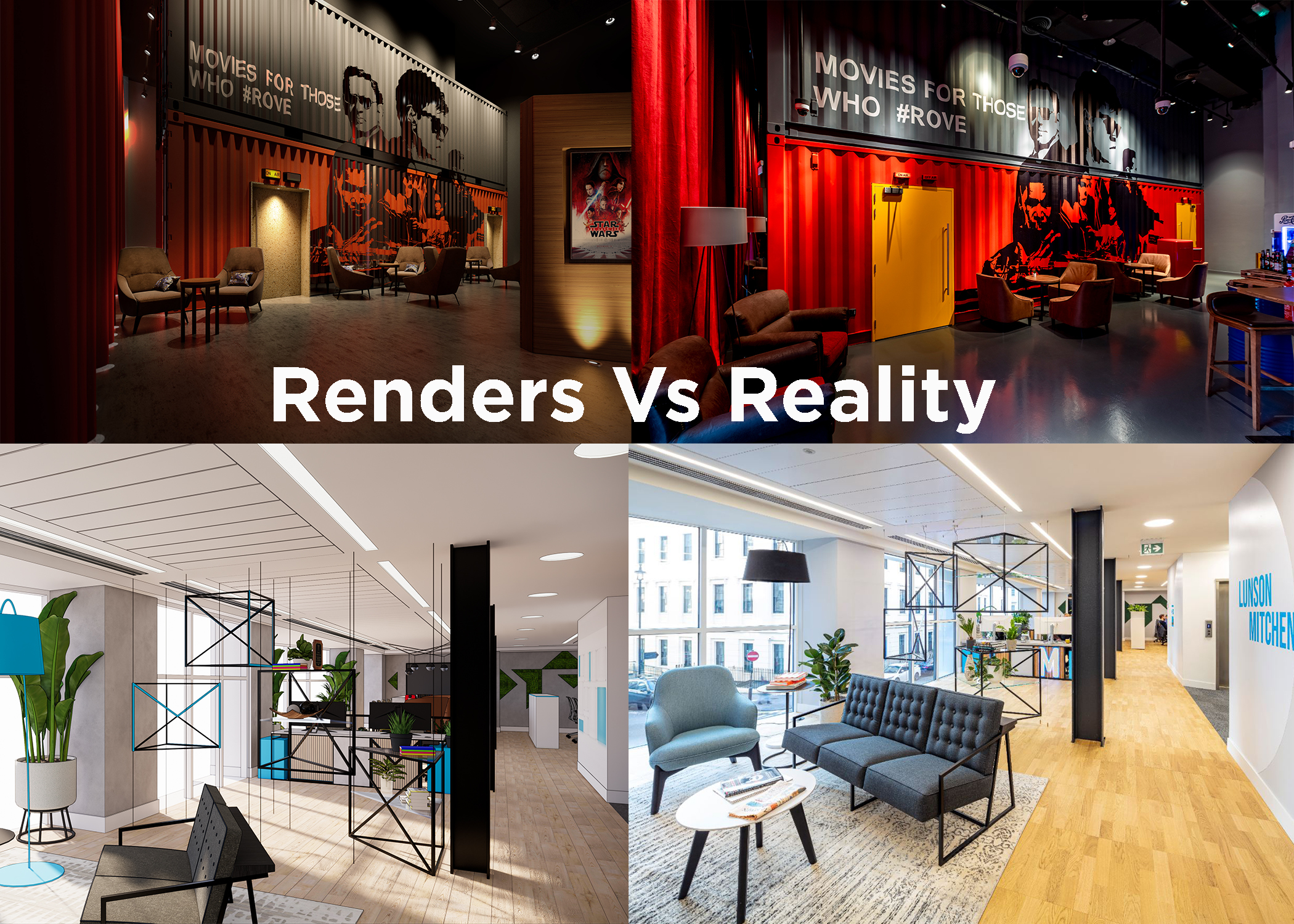 Render vs Real: Levi's Times Square flagship store - PixelPool