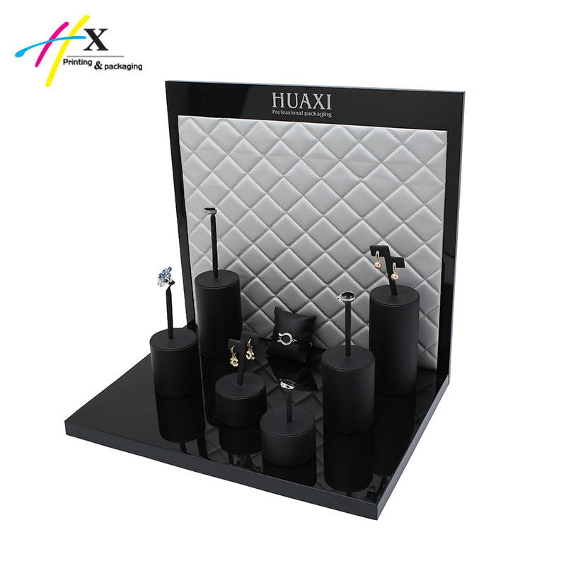 black Customized jewelry display stand-JZ538 