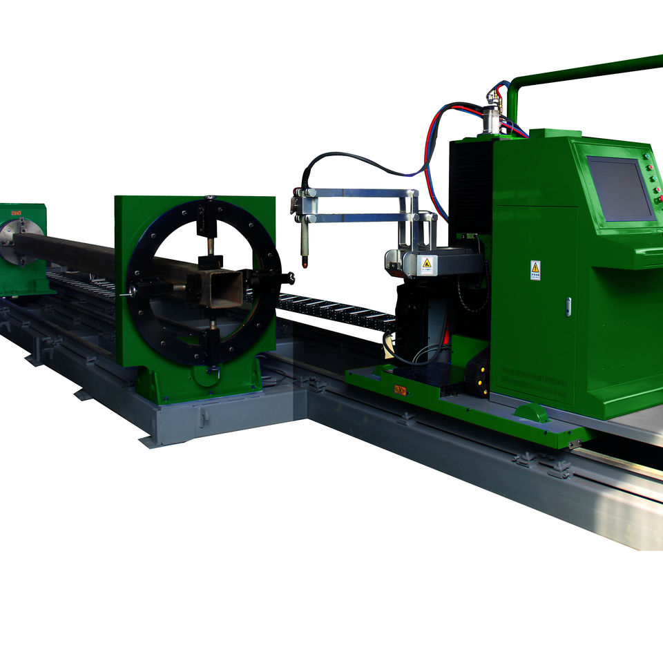 8 axis square tube bevel cutting use cnc pipe profile cutting machine