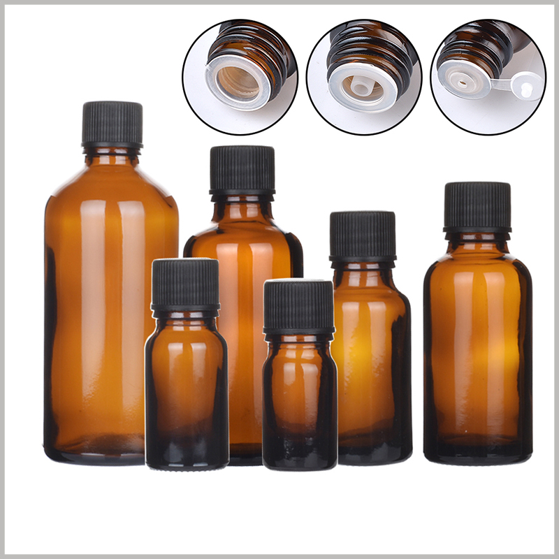 Wholesale cosmetic serum bottles Glass Essential Oil Bottle with dropper