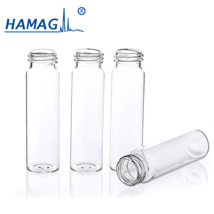 40mL TOC EPA <a href='/glass-vial/'>Glass Vial</a> Clear Bottle for water analysis instruments like Hach