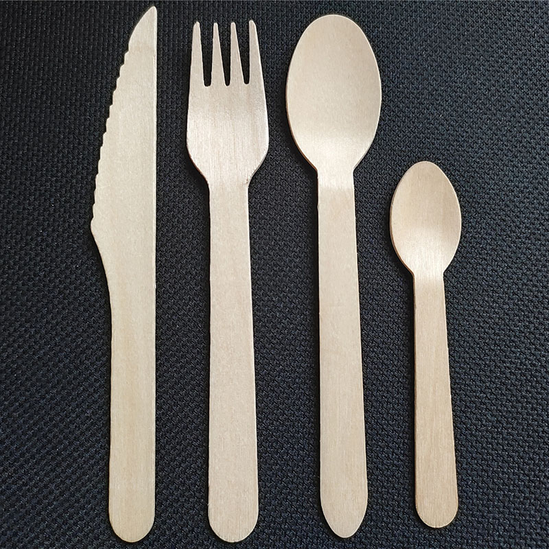 Factory Direct: Biodegradable Birch Wood Cutlery - 100% Natural and Disposable