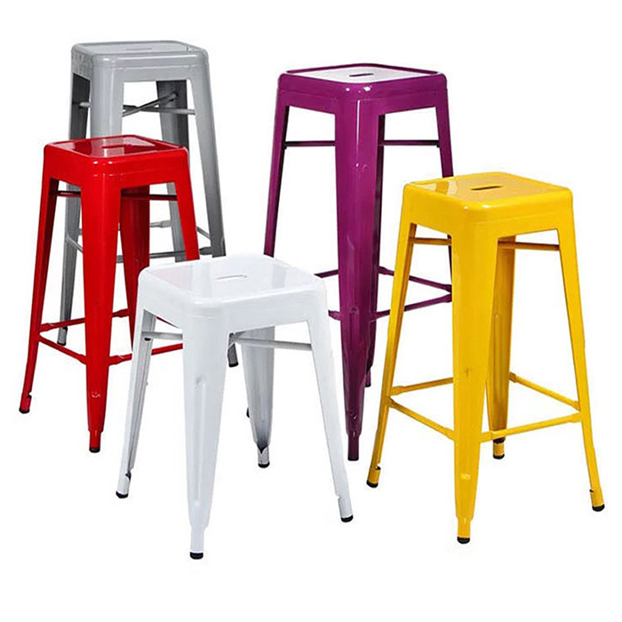 Factory Direct: Modern Metal Bar Stools for Restaurant & Coffee Shop - High Quality at Wholesale Prices