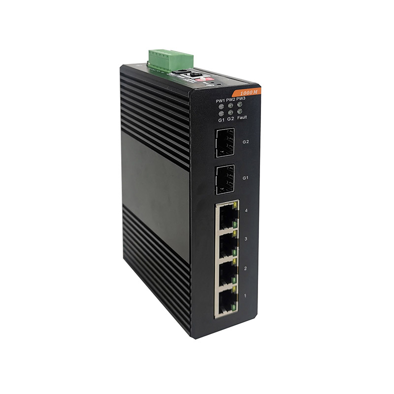 Managed 4*1000Base T(X) + 2*1000Base SFP port Industrial Ethernet <a href='/switch/'>Switch</a>