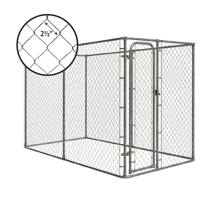 Large Size Chain Link Dog Kennel (2)
