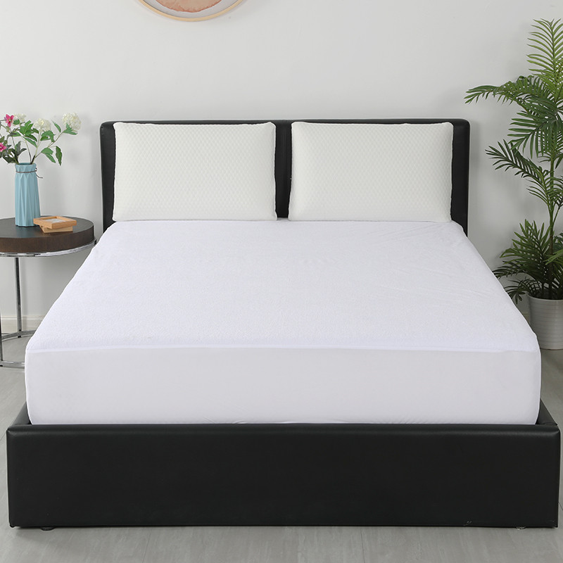 Factory-Direct Wholesale Waterproof Mattress Protector: Hypoallergenic, Washable, Zippered Encasement in OEM Sizes