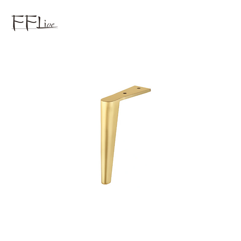 Premium Gold L Shape Furniture Accessories | Factory Direct <a href='/cabinet/'>Cabinet</a> Hardware Fittings | Sturdy Sofa Legs & Table Frame Feet