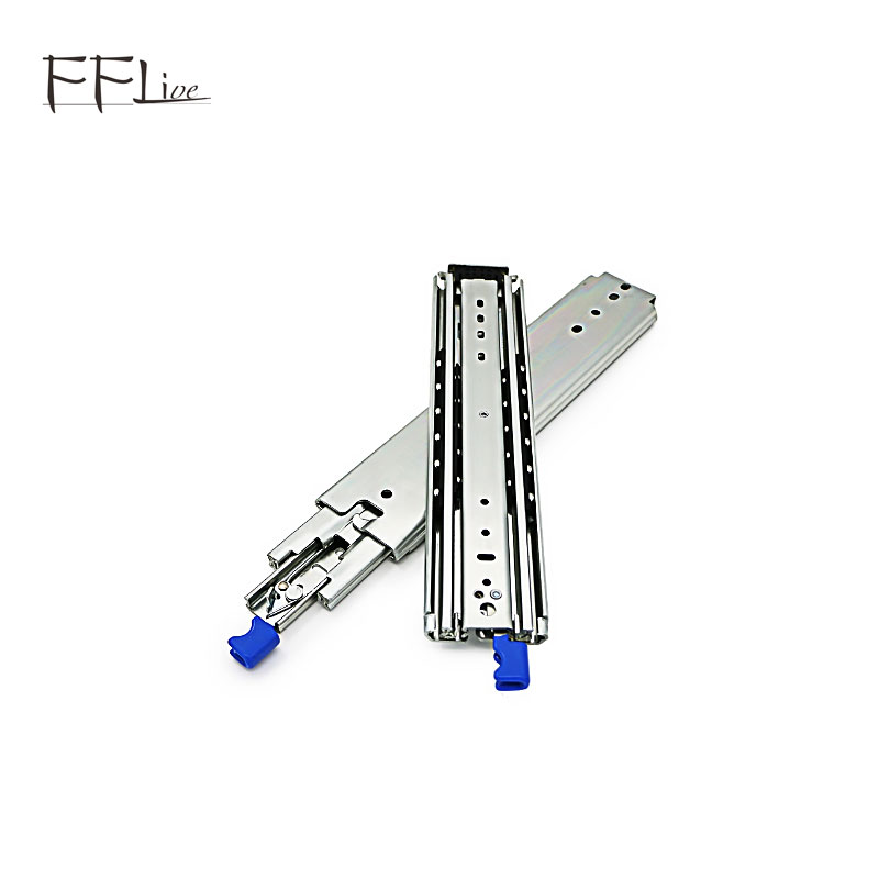 227kg Laoding Rate Full Extension Ball Bearing Heavy Duty (closed) Lock in/out Drawer Slides