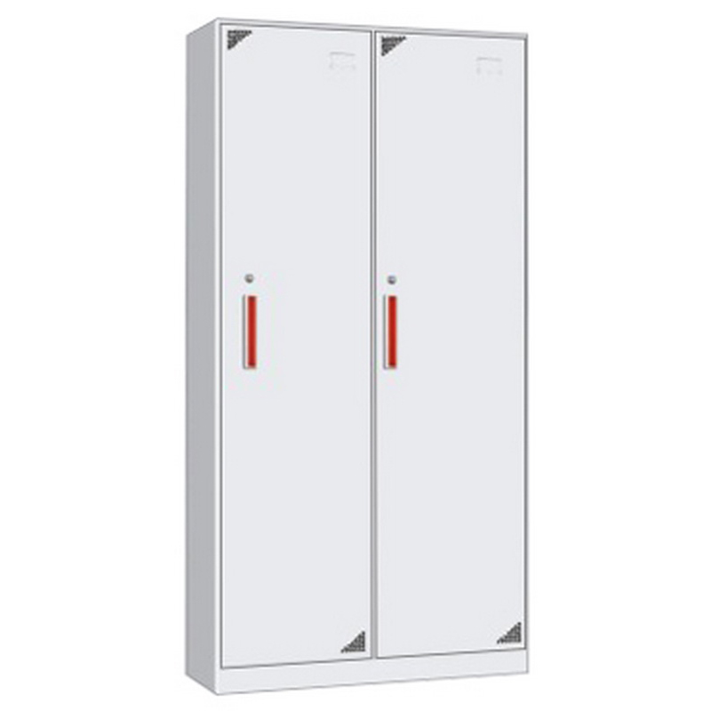Get Organized with Durable HG-B04 Metal Two Door Lockers - Factory Direct Pricing!