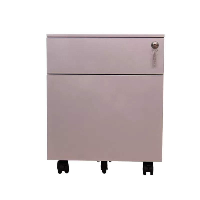 Leading Factory: HG-B09-3 Mobile Pedestal/Metal <a href='/2-drawer-file-cabinet/'>2 Drawer File Cabinet</a> with Wheels