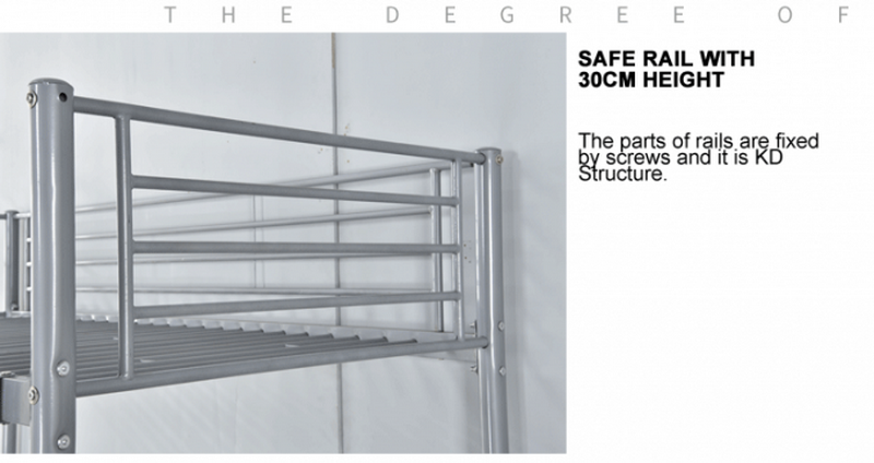 细节 双层床 loft bunk bed HG-063_调整大小